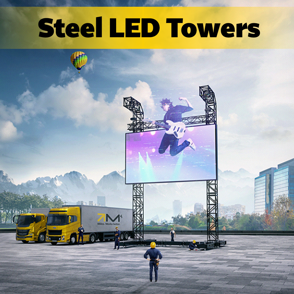 LED Steel Towers