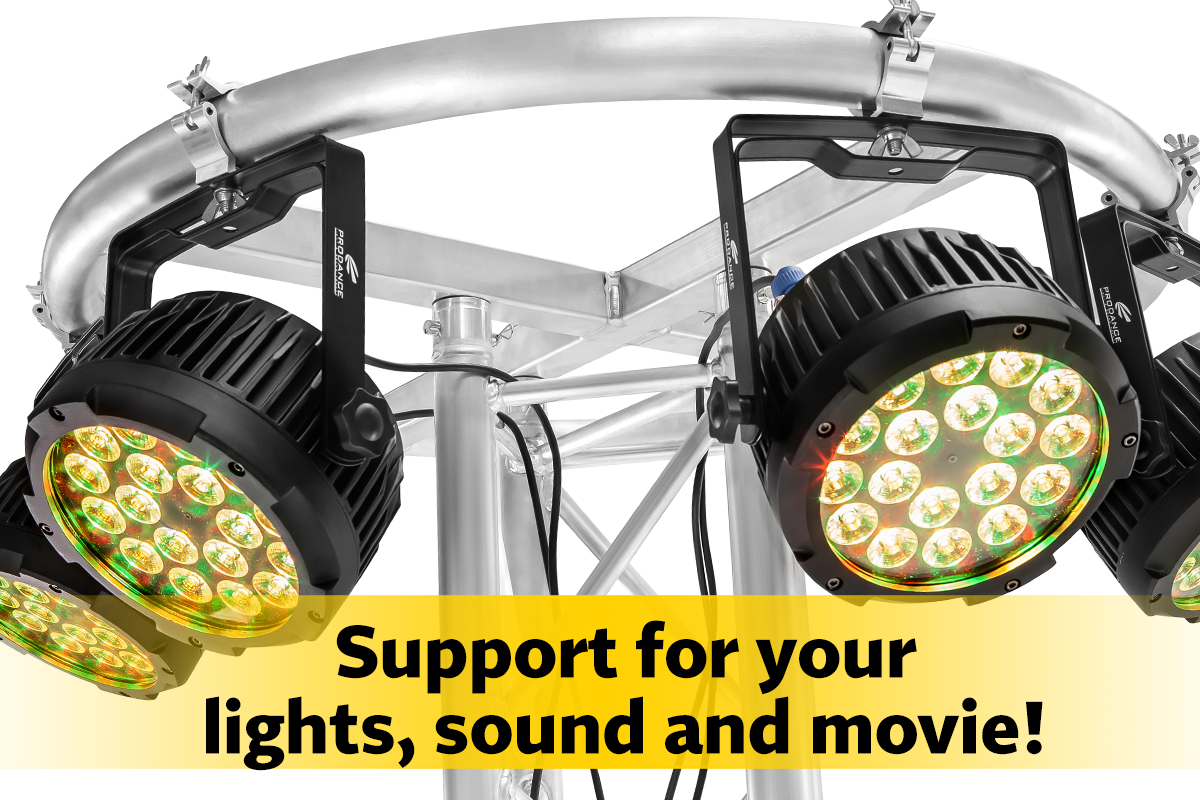 Explore the possibilities of supporting lights, sound ...