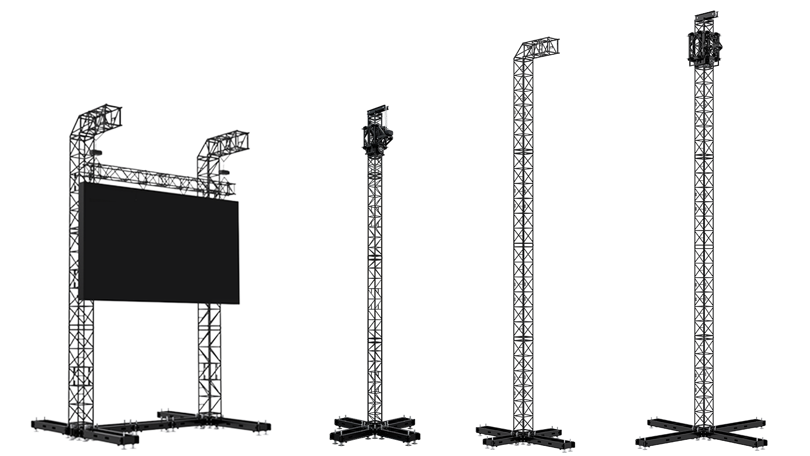 Steel Towers & LED Gates