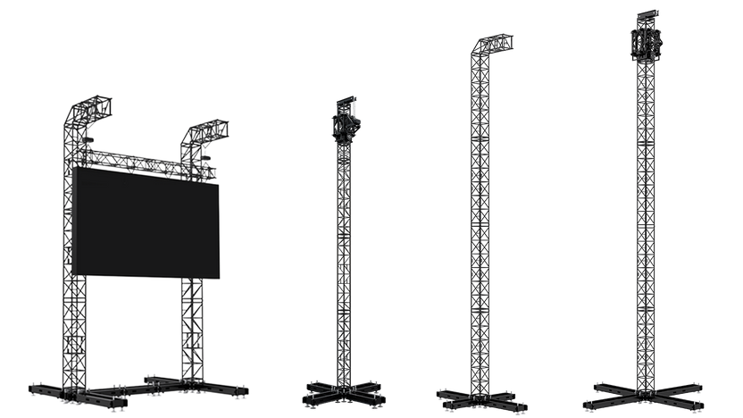 Steel Towers & LED Gates