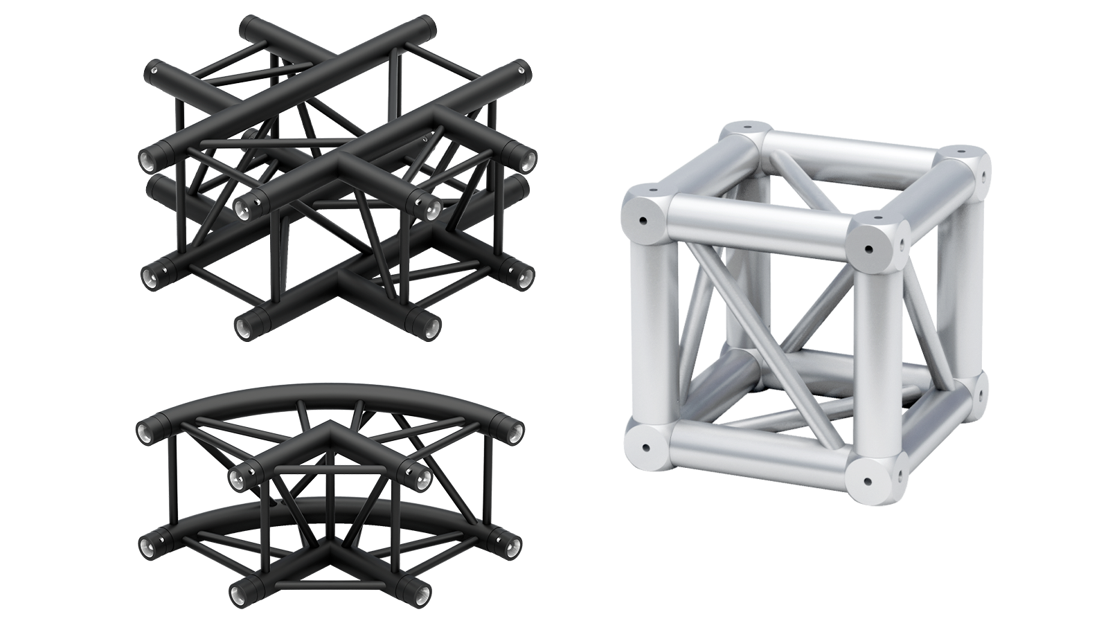 Aluminium Truss Corners and Multicubes