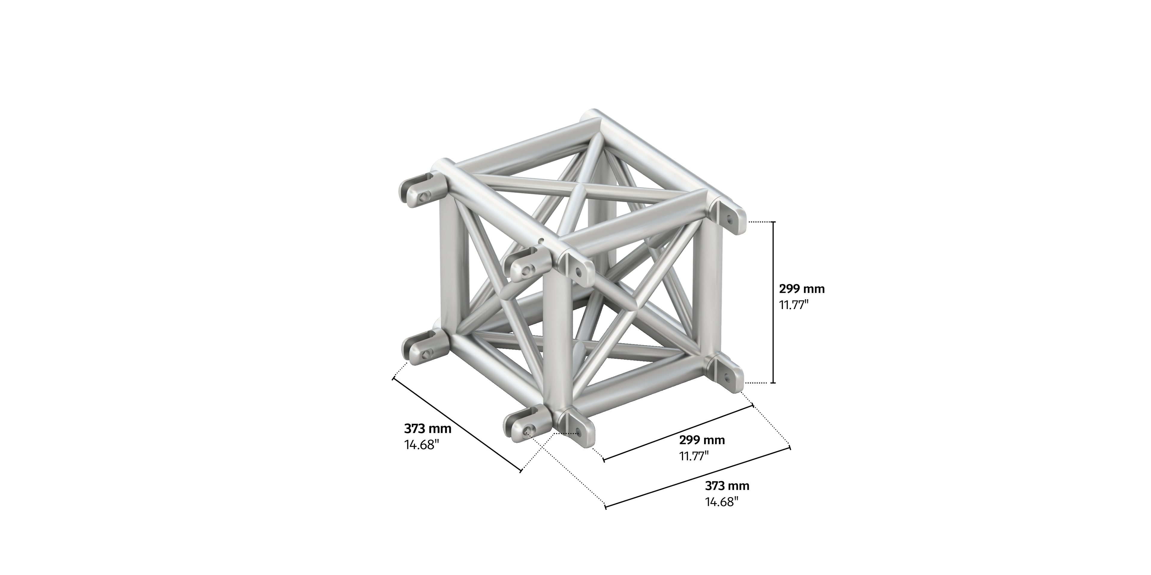 4GS35 quatro 2way truss corner horizontal