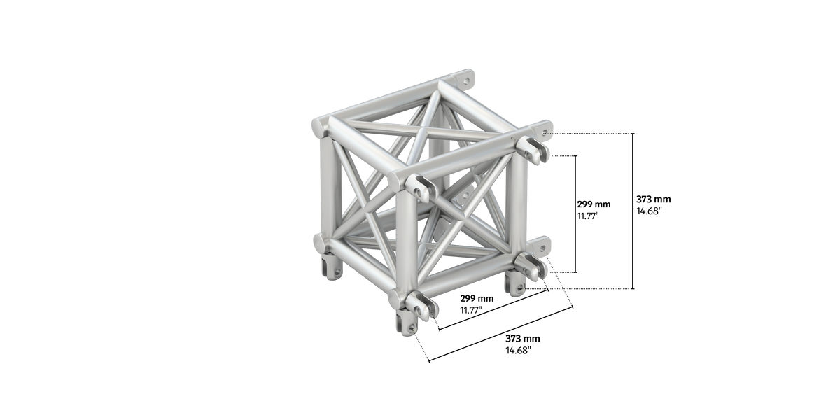 4GS35 quatro 3way truss corner female down
