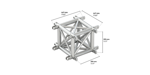 4GS35 quatro 4way cross piece truss corner horizontal