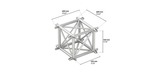 4GS50 quatro 4way ceoss piece truss corner horizontal