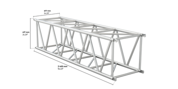 4GS62 quatro 2,4m length truss