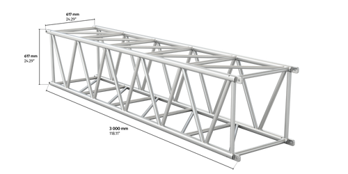4GS62 quatro 3m length truss