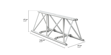 4GS62F fold 1,626m length truss