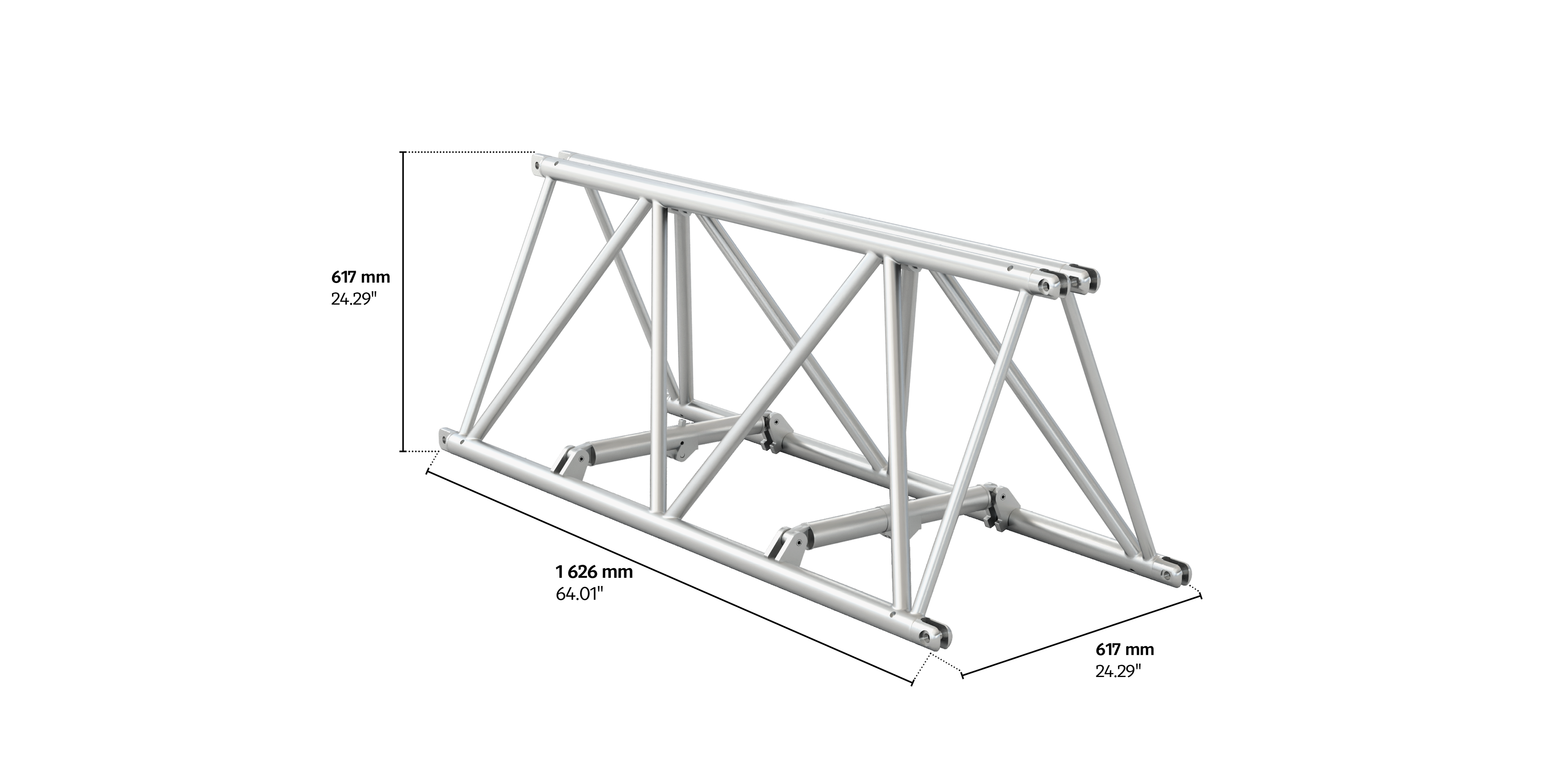 4GS62F fold 1,626m length truss