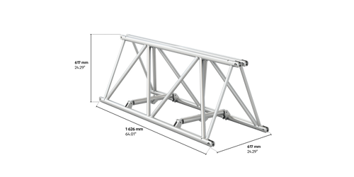 4GS62F fold 1,626m length truss