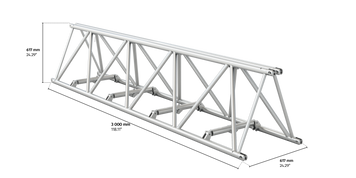 4GS62F fold 3m length truss