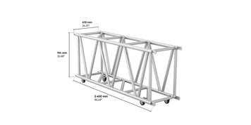 4GX91 rectangular2,4m length truss