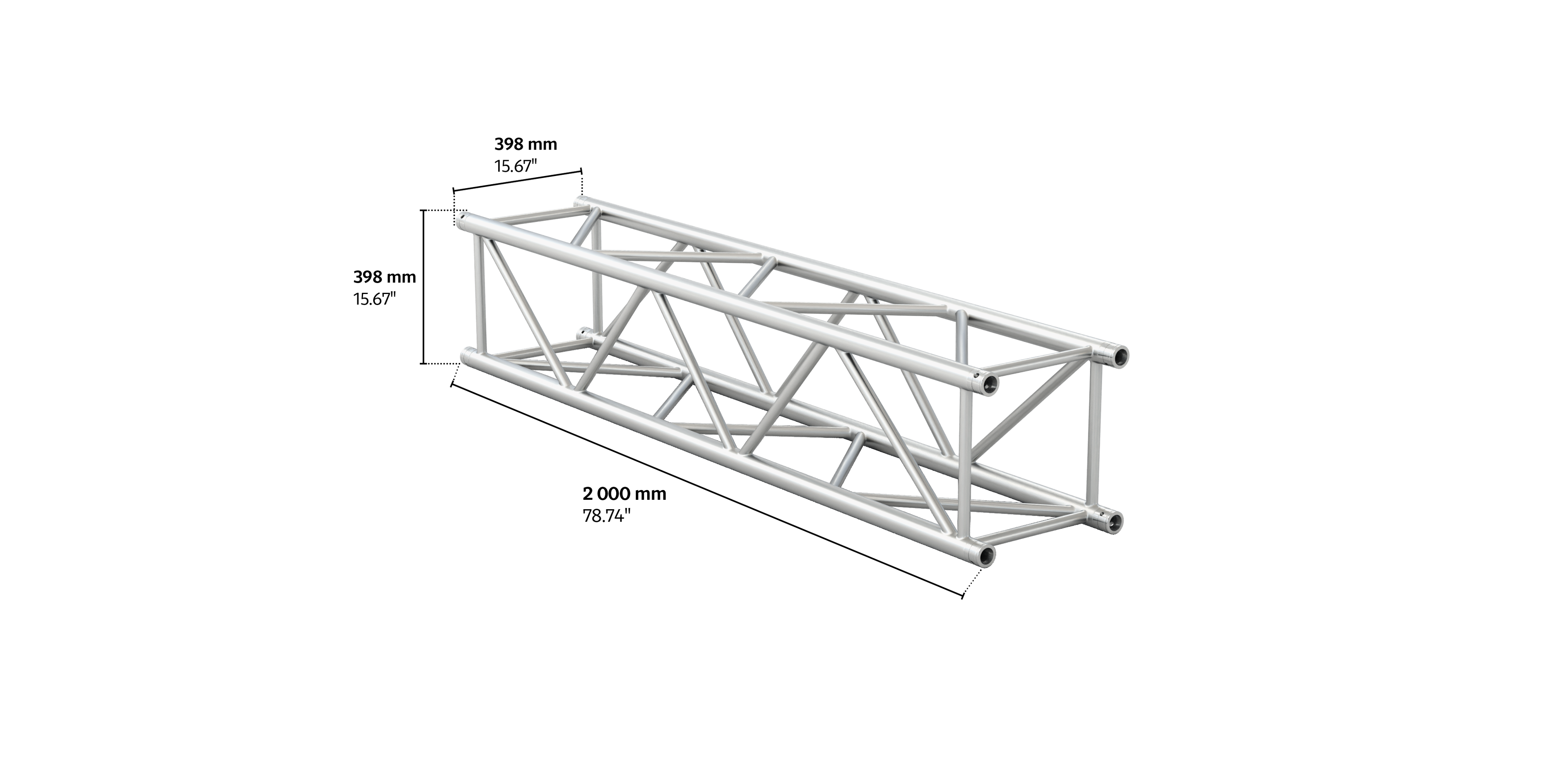 4KH-40 quatro  2m length truss HD