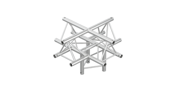 M222 trio 5way cross piece truss corner down leg apex up
