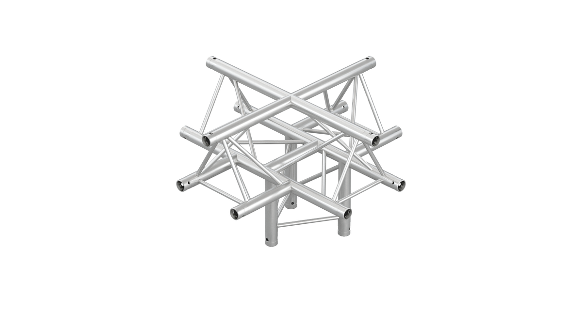 M222 trio 5way cross piece truss corner down leg apex up