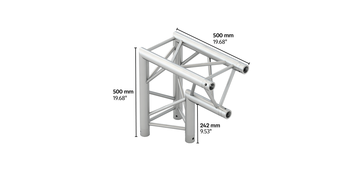 M290VF trio 2way truss corner apex in HD
