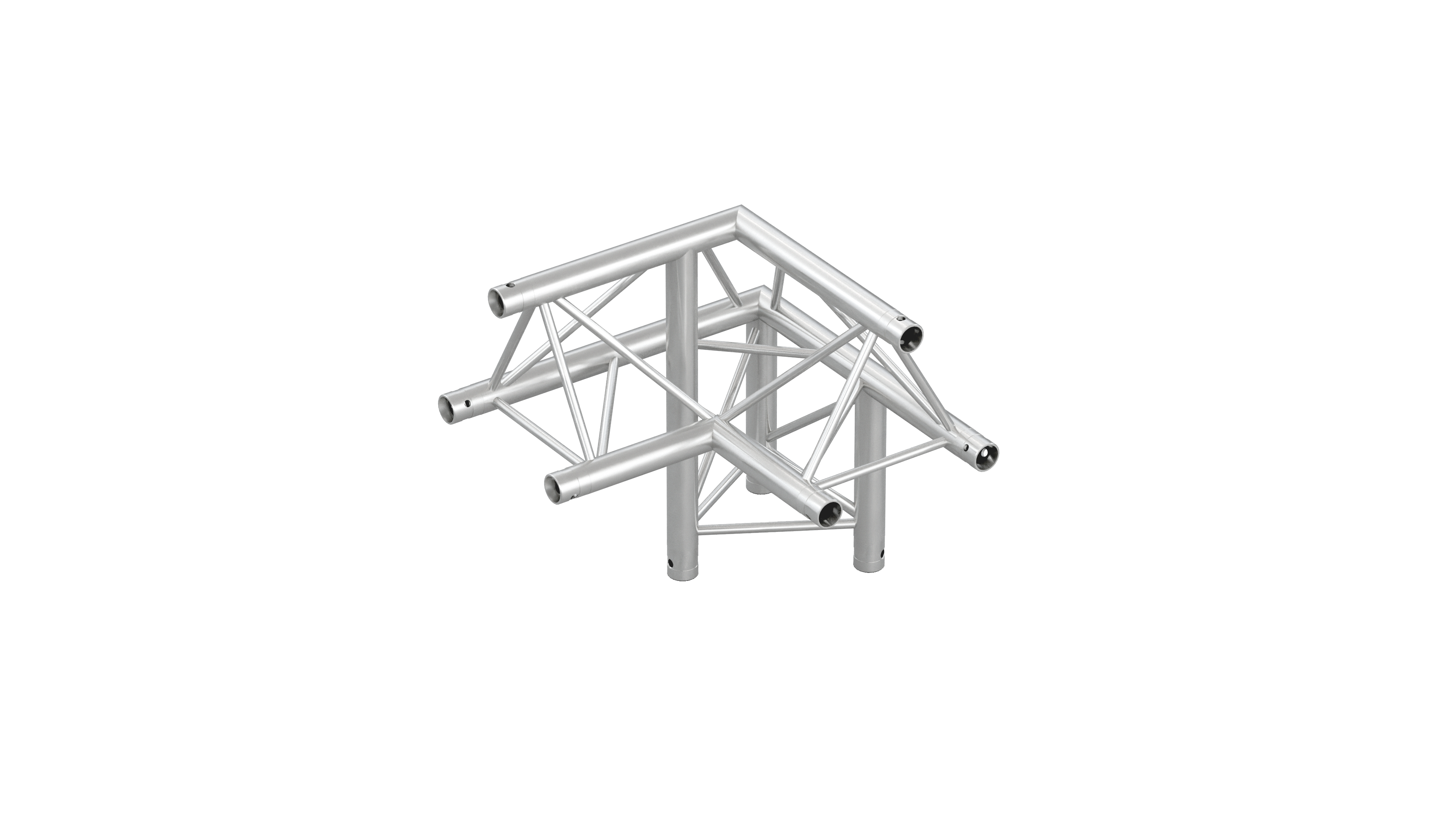 M222 trio 3way 90° truss corner apex up right