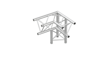 M222 trio 3way 90° truss corner apex down right