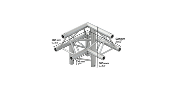 M290VF trio 3way truss corner apex up right HD