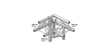 M290VF trio 3way truss corner apex up left HD