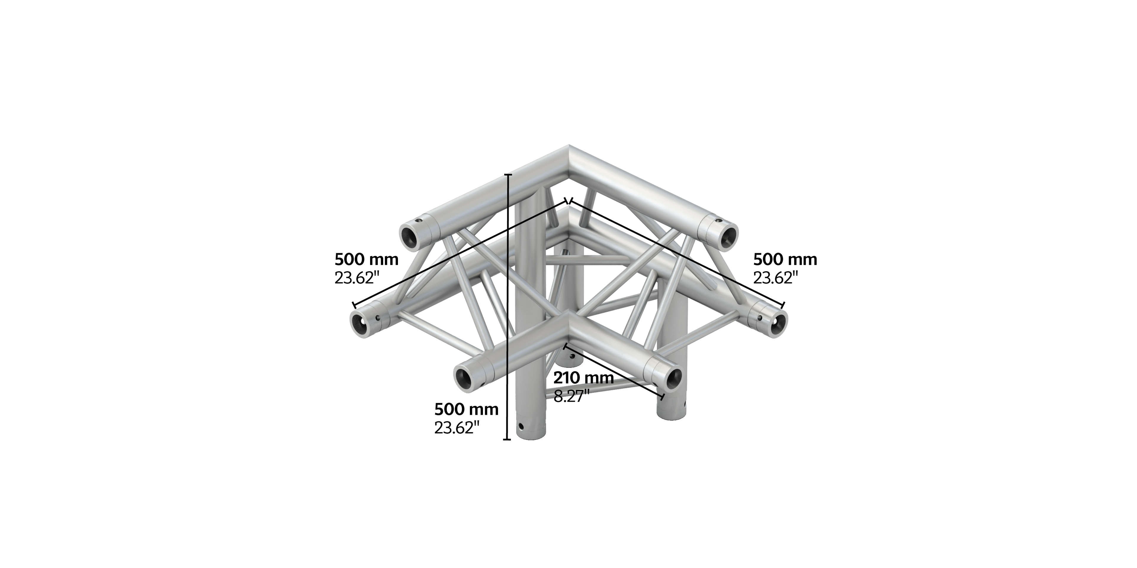 M290VF trio 3way truss corner apex up left HD