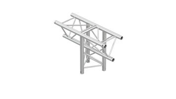M222 trio 3way vertical t-piece truss corner apex down