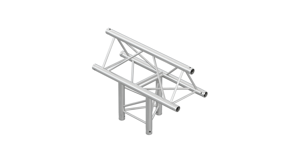 M222 trio 3way vertical t-piece truss corner apex up