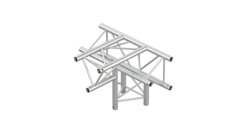 M222 trio 4way t-piece truss corner apex down