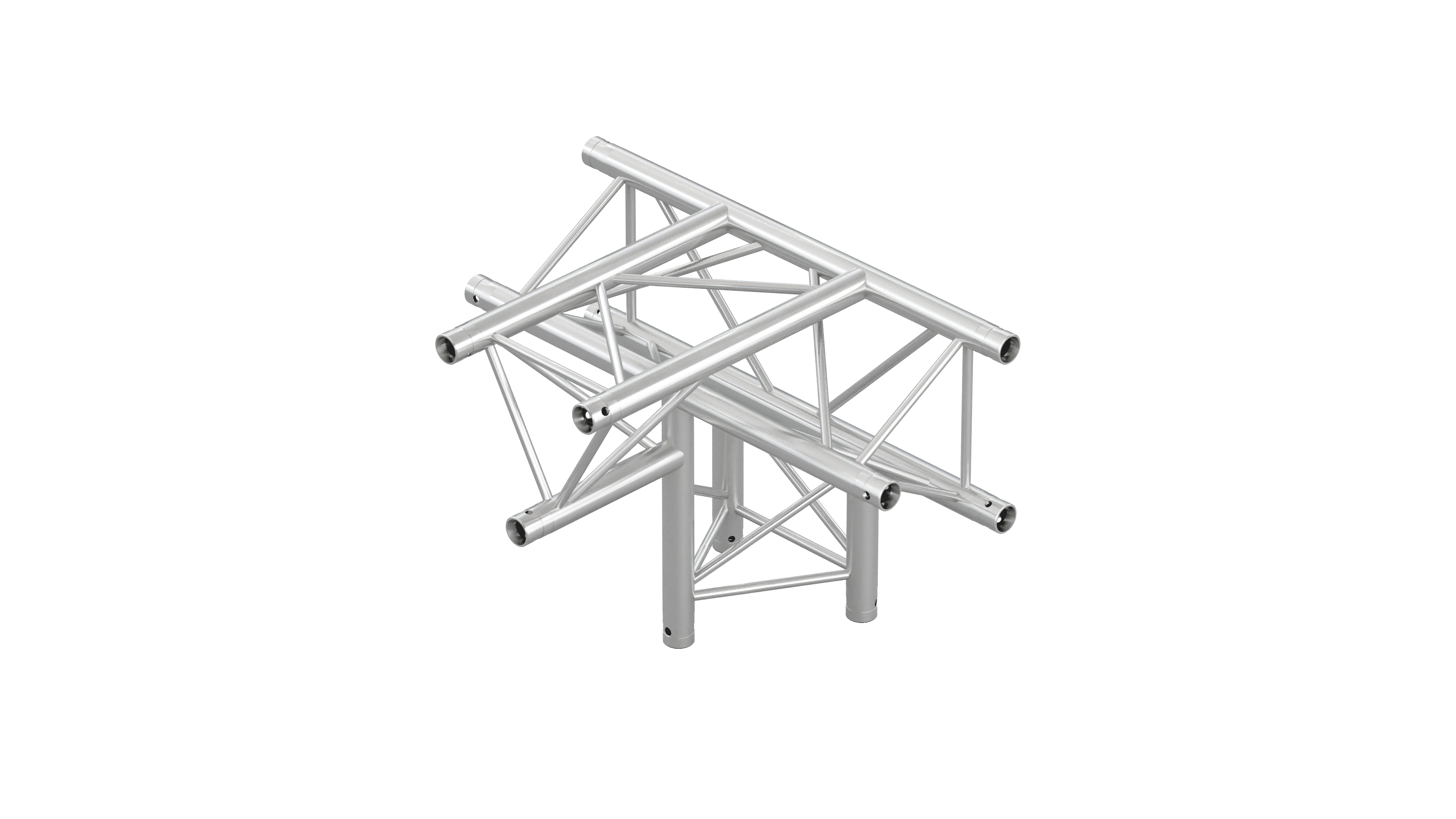M222 trio 4way t-piece truss corner apex down