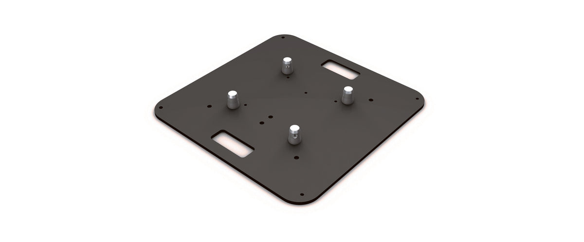 Steel base plate with half con. for M222/M290/M390, B,V,K,L truss series