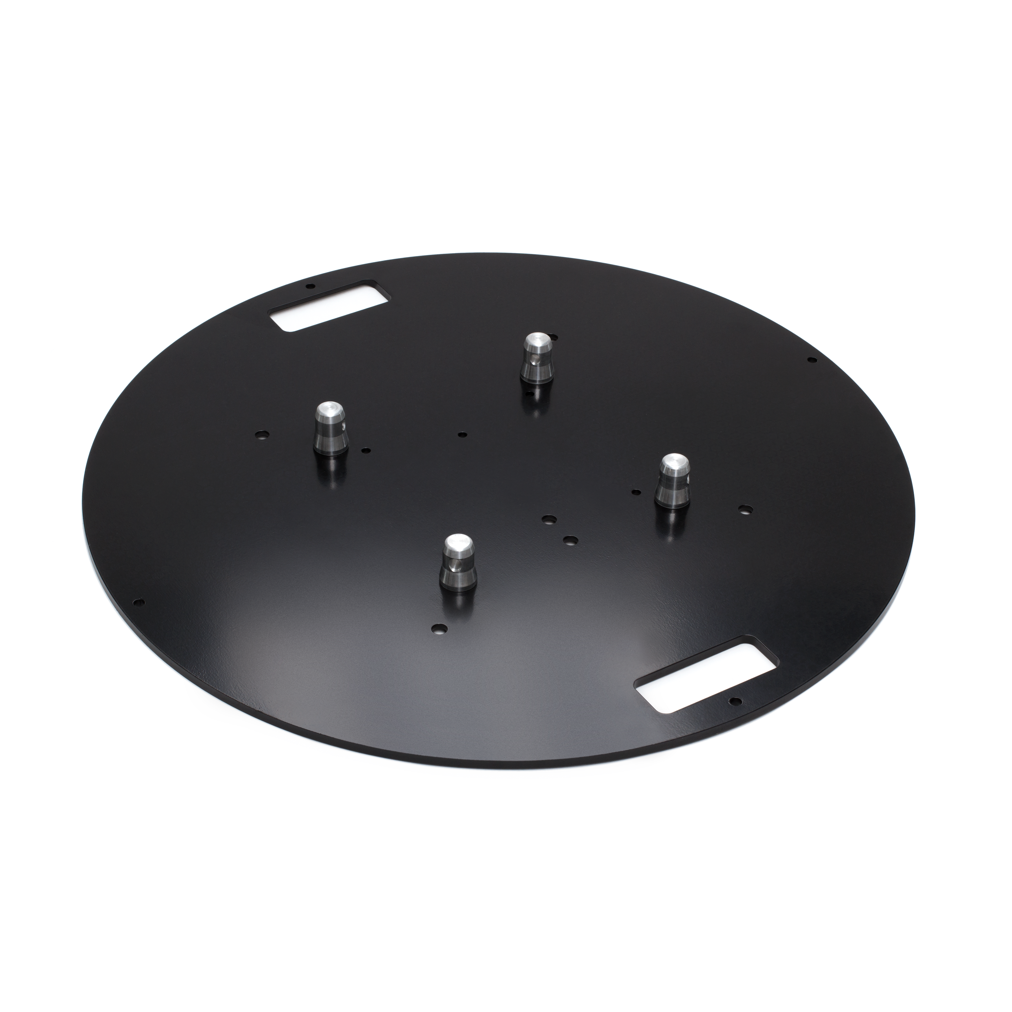 Steel base plate round with half con. for M222/M290/M390,  B,V,K,L truss series