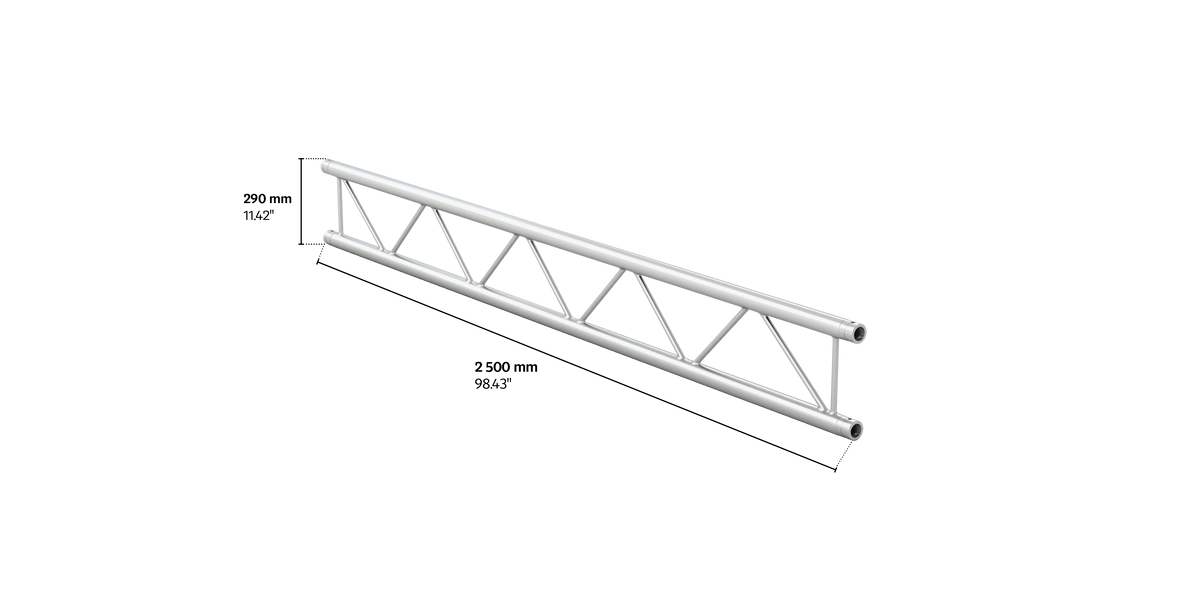 M290B duo 2,5m length truss
