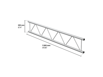 M222 duo 1,5m length truss
