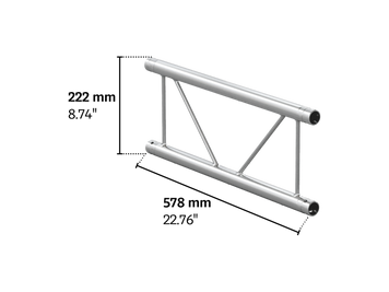 M222 duo 0,578m length truss