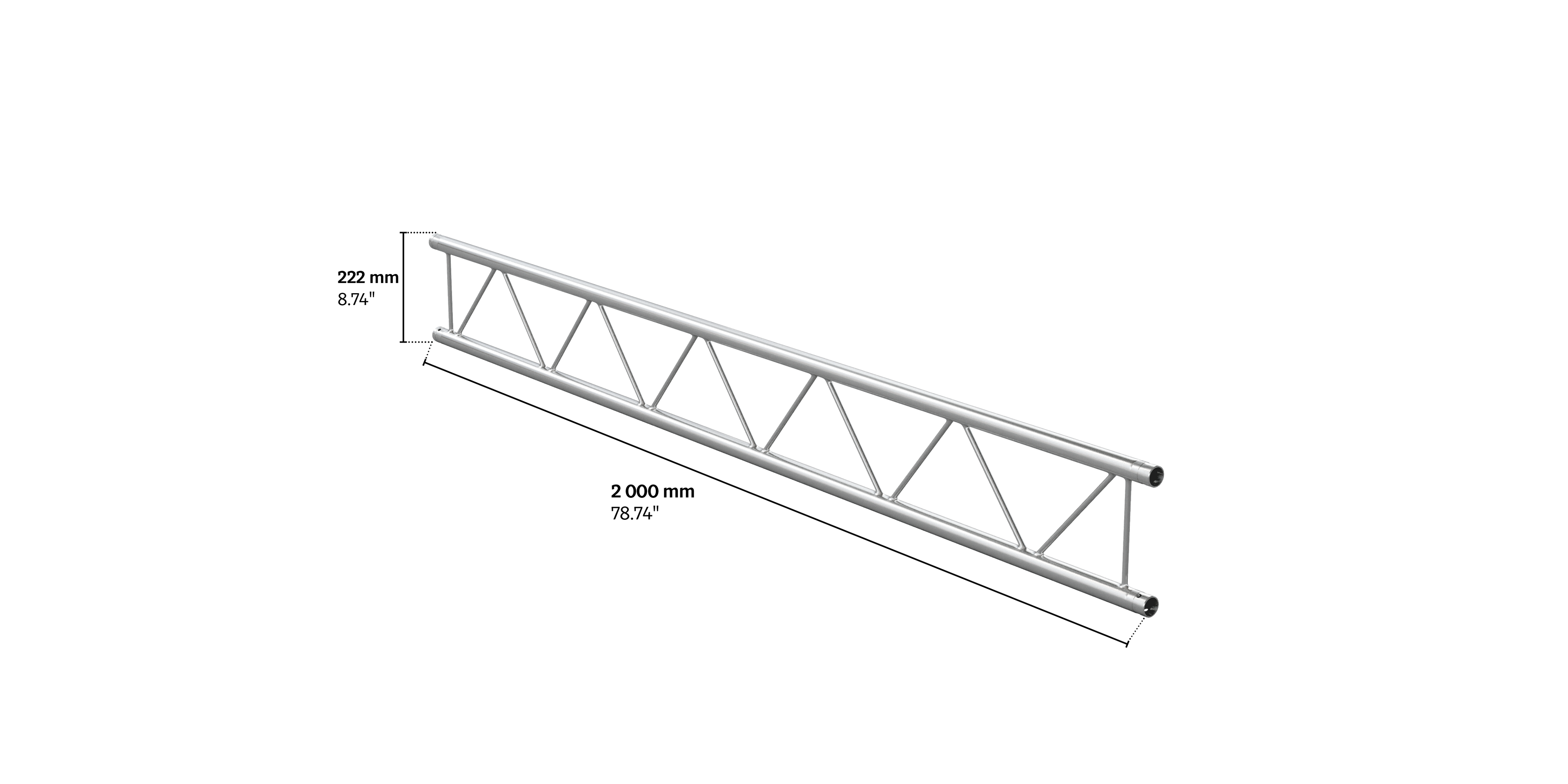M222 duo 2m length truss