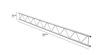 M222 duo 3m length truss