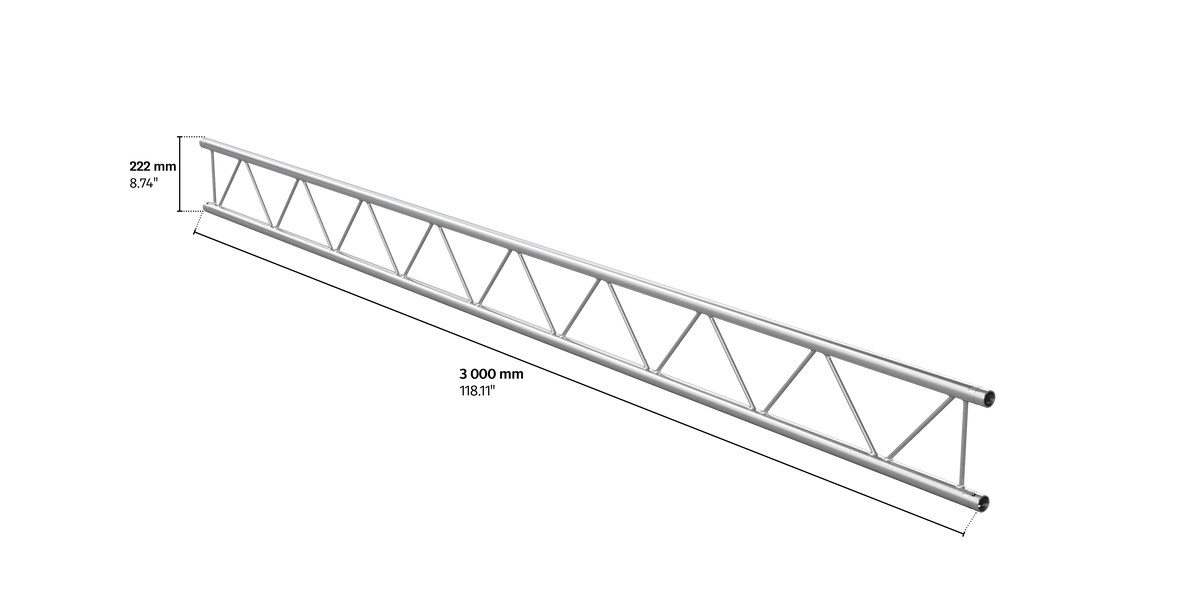 M222 duo 3m length truss