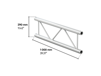M290U duo 1m length truss