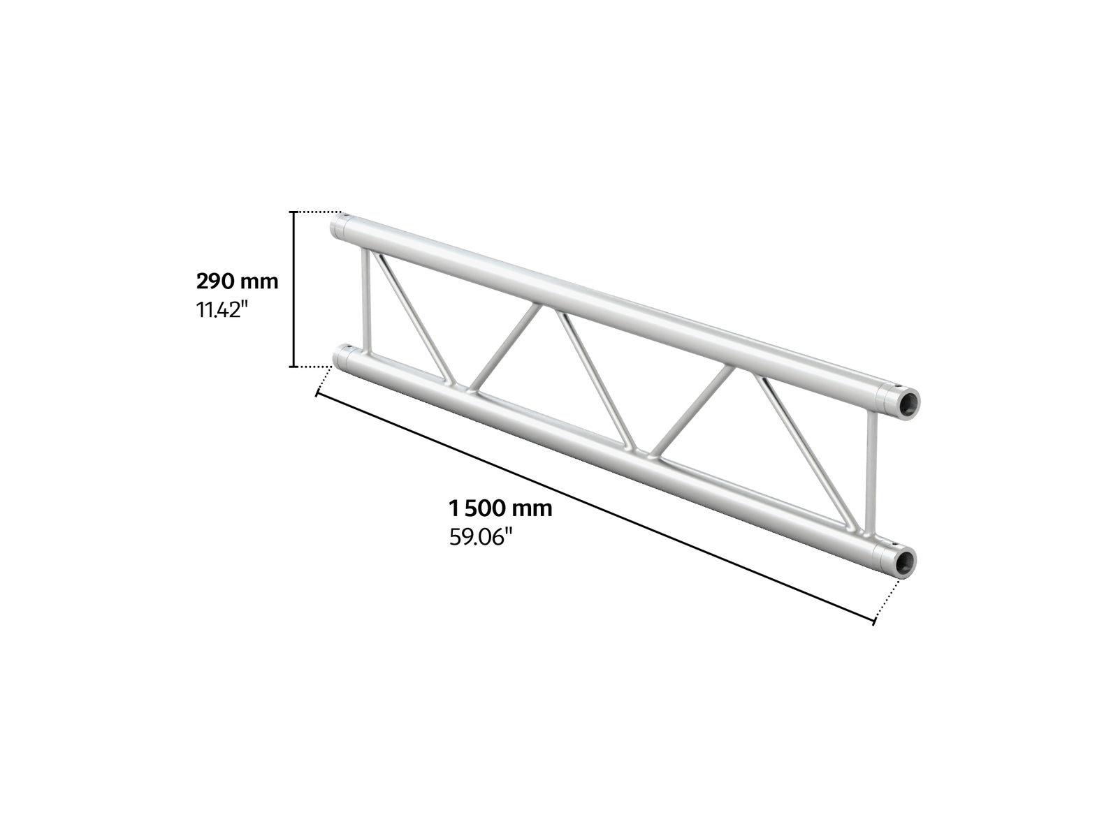 M290U duo 1,5m length truss