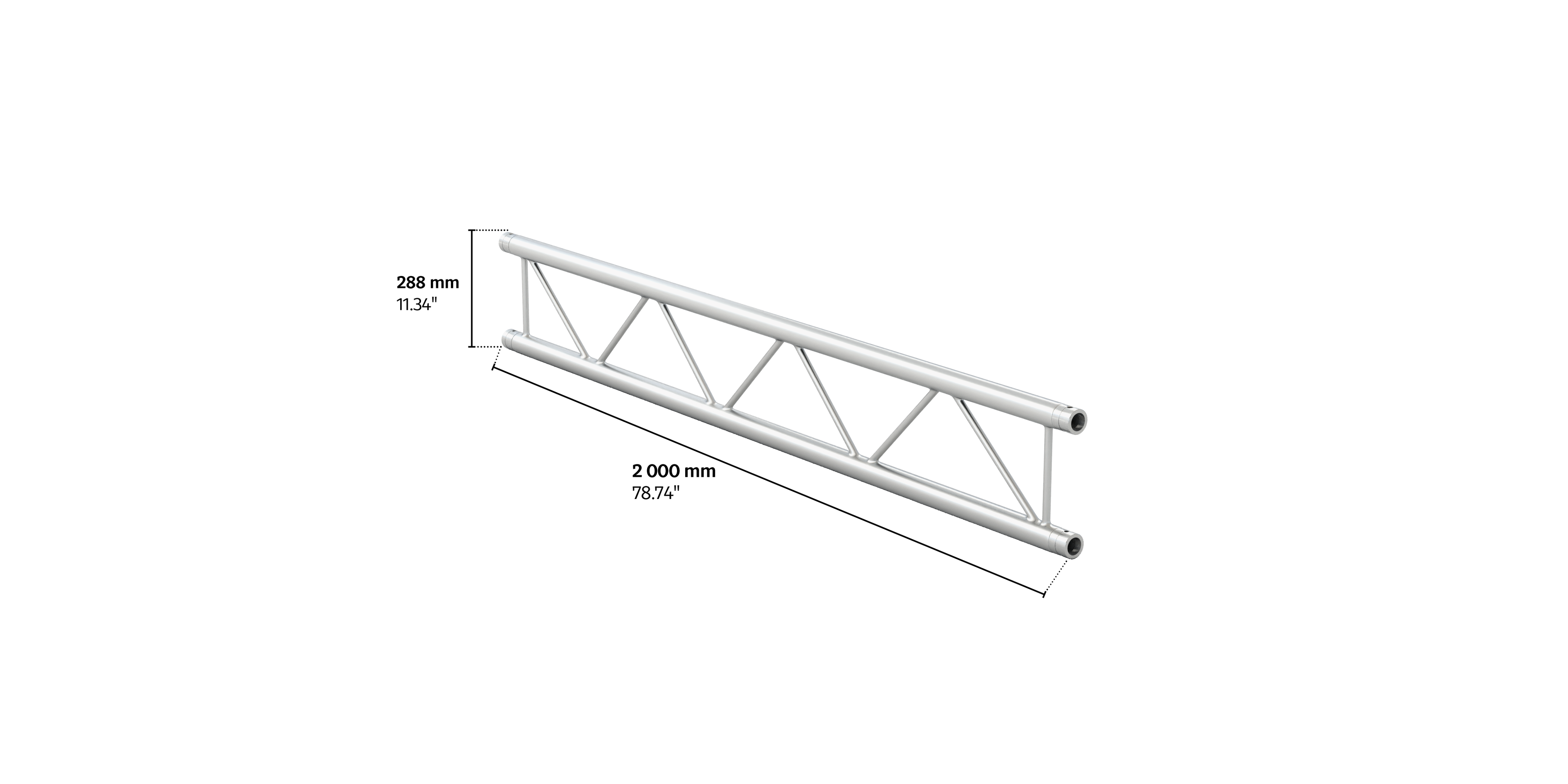 M290V duo 2m length truss HD
