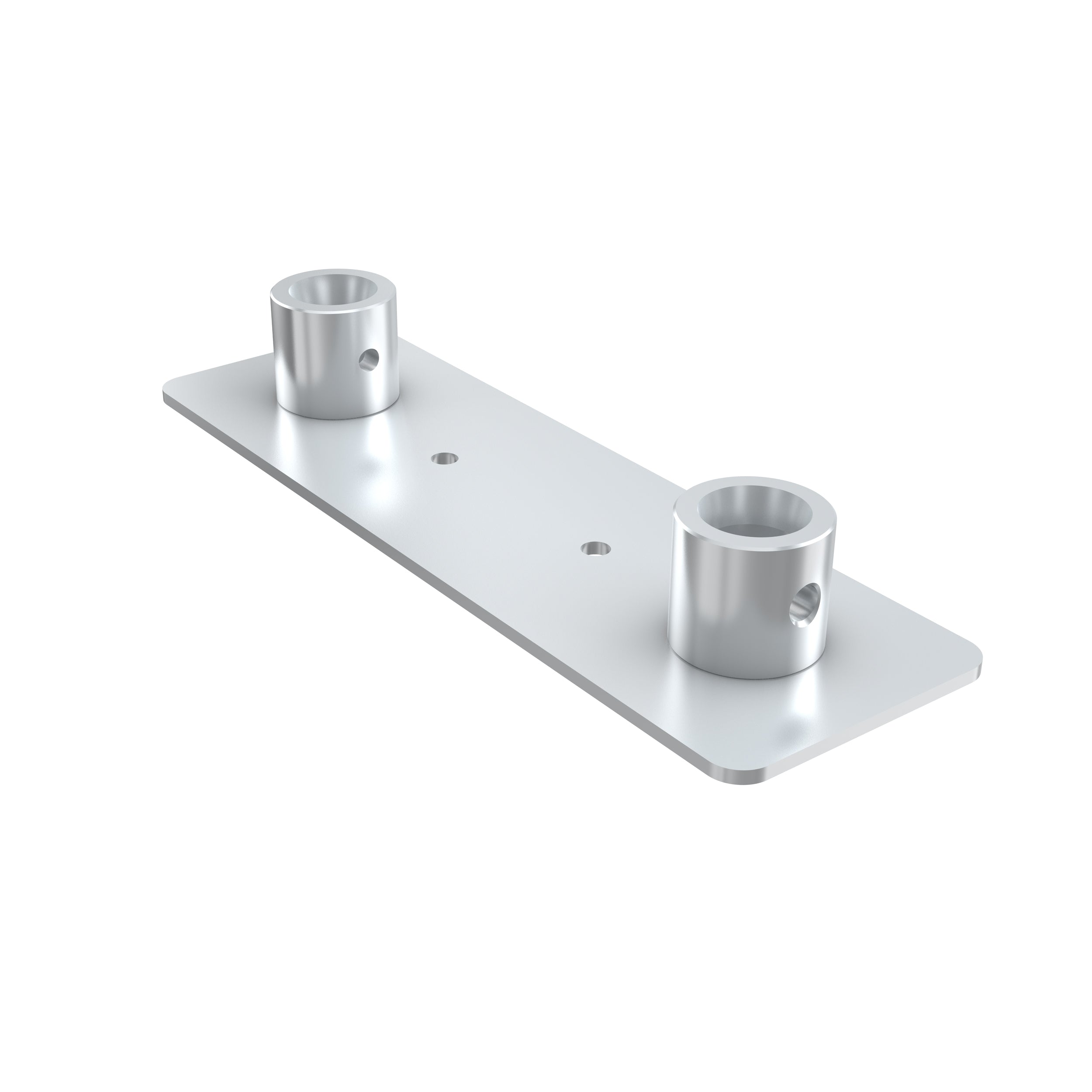 M290U duo wall plate with female receivers