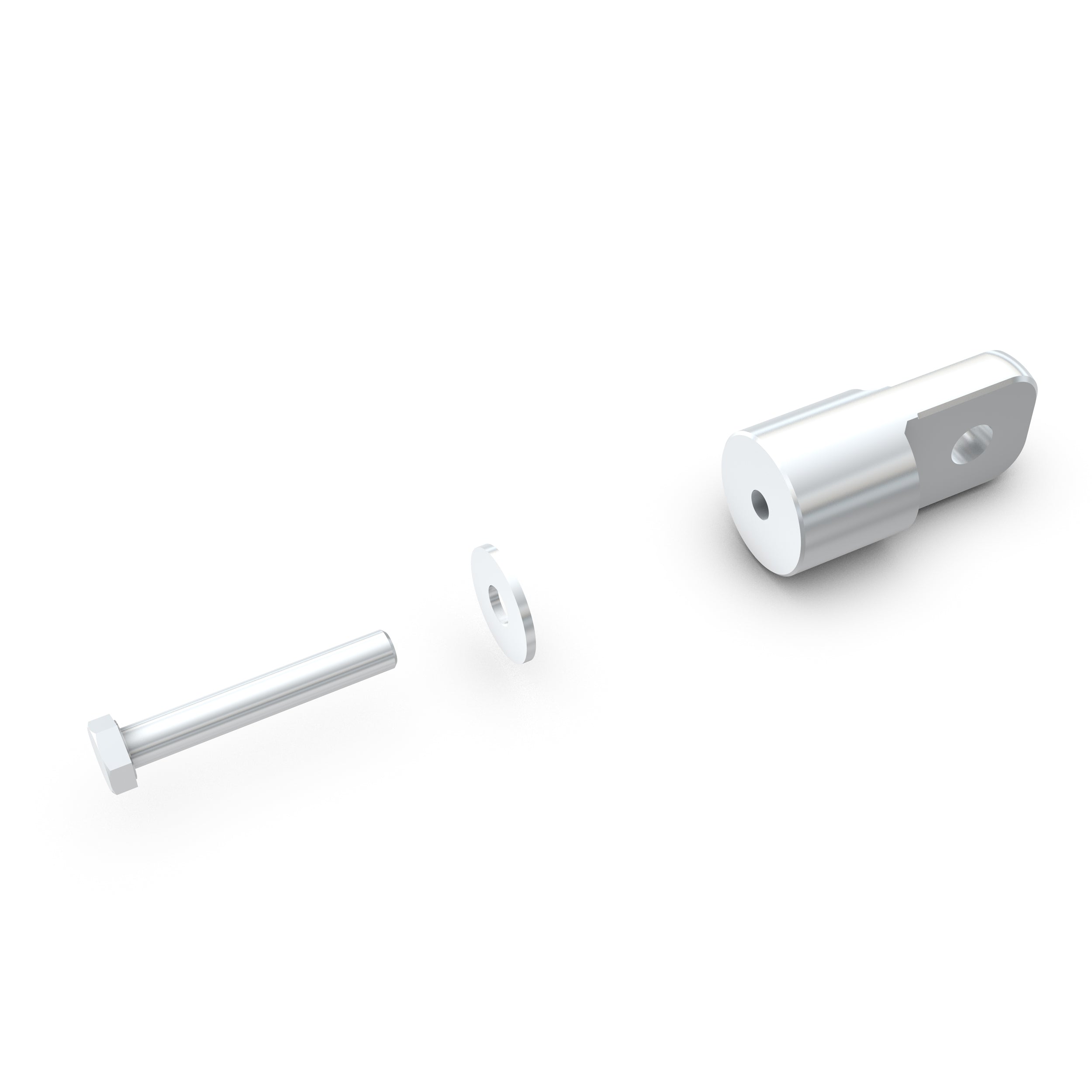Eye fitting w/o location pin for truss bookcorner 4GS-35BC-V, incl.bolt+washer