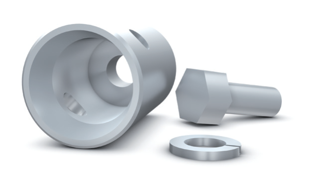 Female connector w/o location pin for multicube truss series M400/520/760/950, incl.bolt+washer