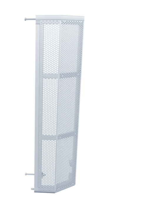 Crowd barrier-90° compensator
