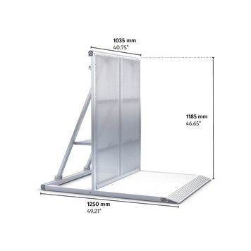 CROWD BARRIER SINGLE UNIT L=1035mm +CK