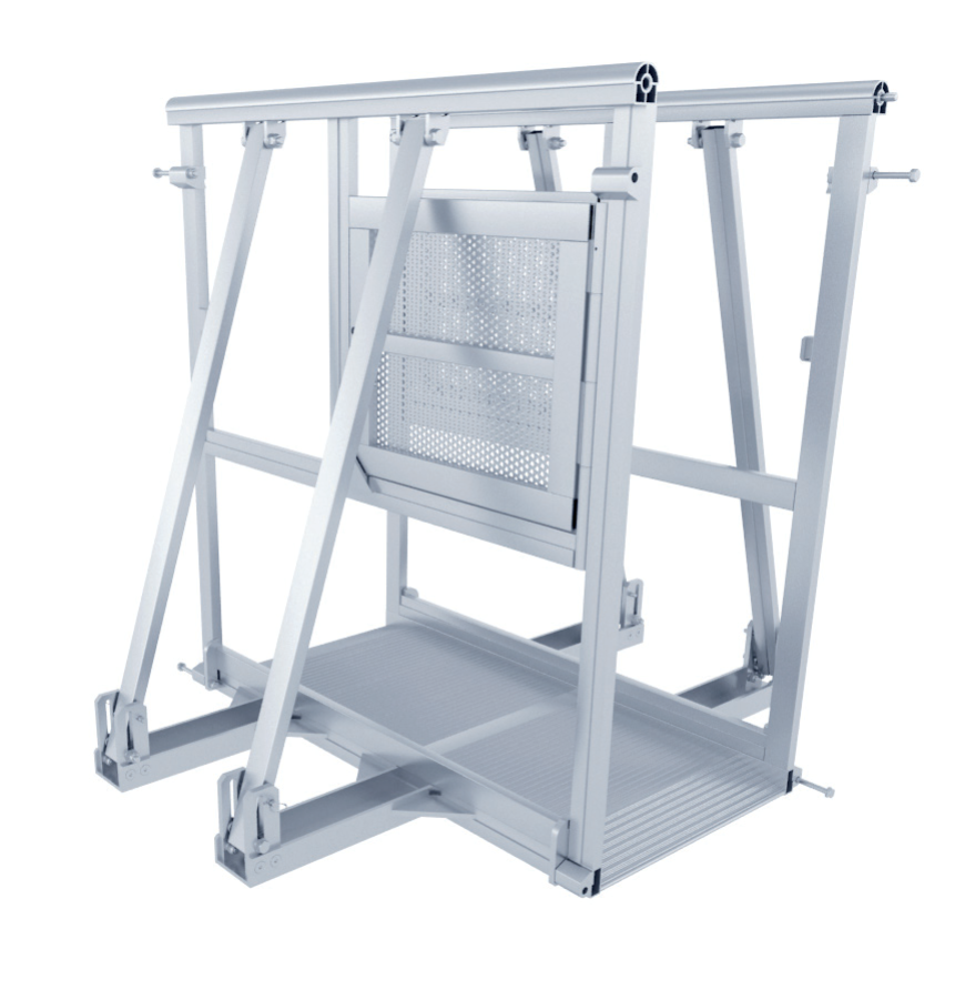 Crowd barrier-single gate access