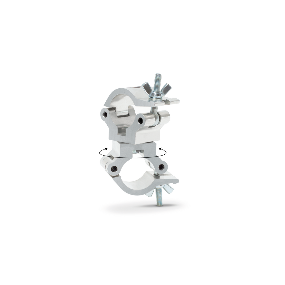 Swivel coupler - SWL 160kg(SF8:1) for 32-35mm tube, black anodized
