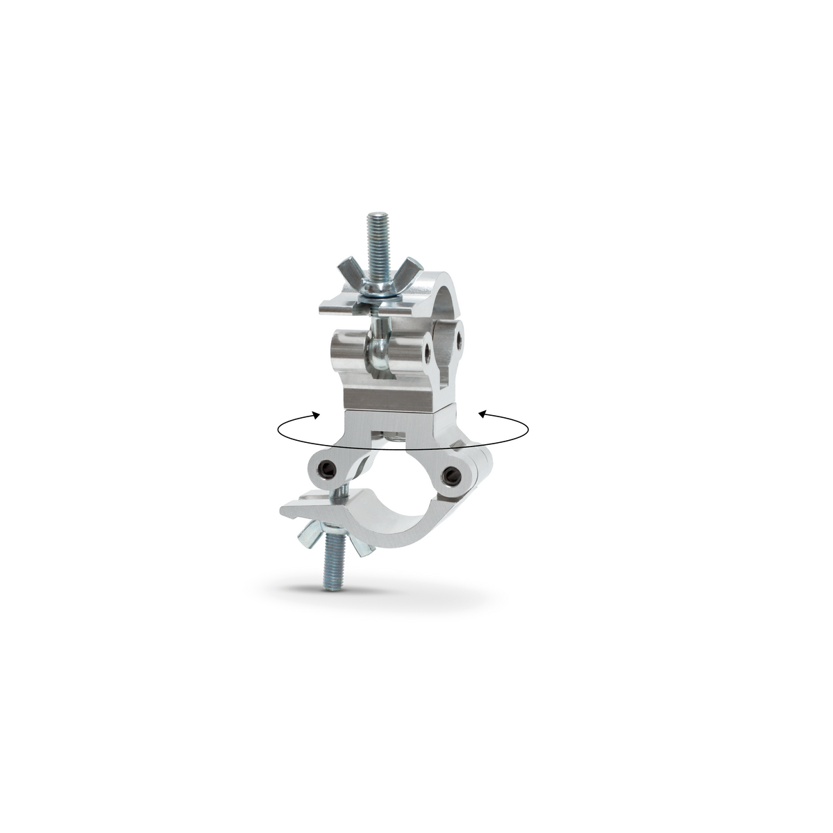 Swivel truss coupler-SWL 540kg(SF8:1) for 48-51mm tube, black anodized