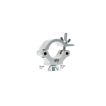 Truss clamp with bolt+wingnut 10pcs -SWL 650kg(SF8:1) for 60-63,5mm tube