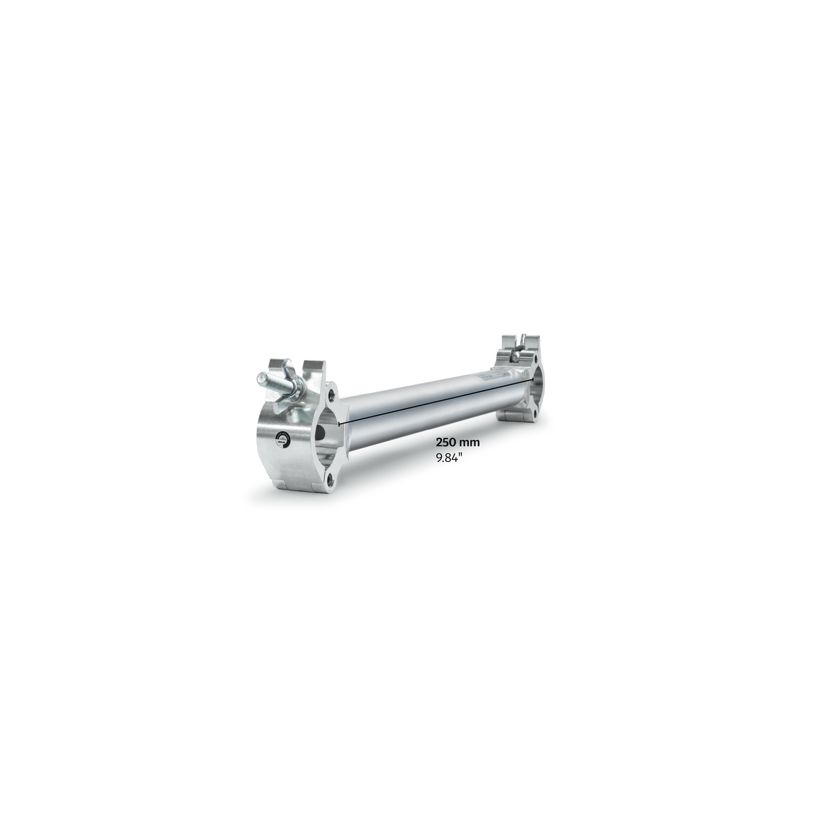Extended parallel coupler L250 mm for 48-51mm tube, anodized